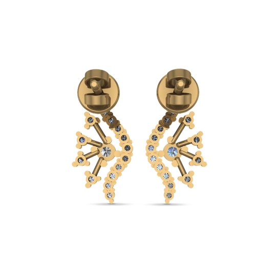 Aaliyah Gold Diamond Earrings