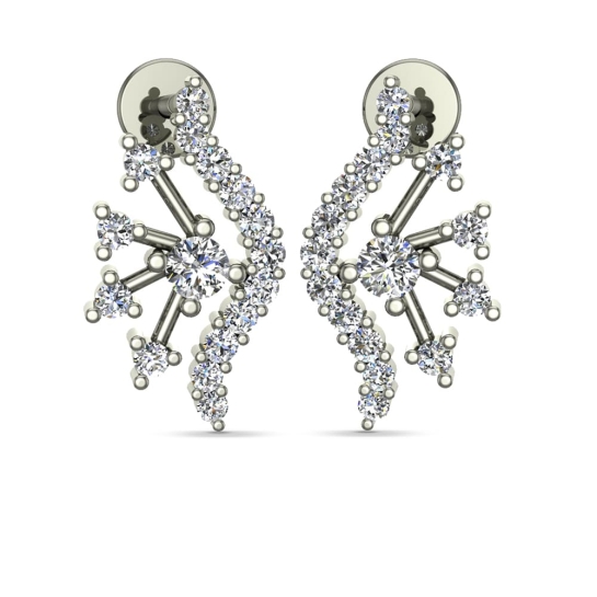 Aaliyah Gold Diamond Earrings