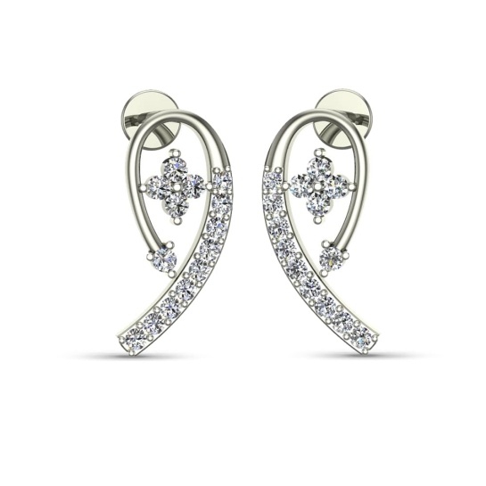 Quinn Gold Diamond Earrings