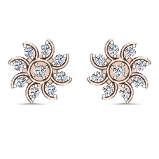 Kennedy Gold Diamond Earrings