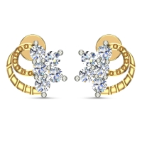 Savannah Gold Diamond Earrings