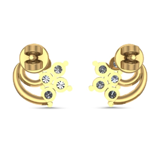 Savannah Gold Diamond Earrings