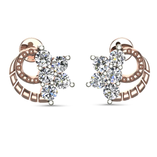 Savannah Gold Diamond Earrings