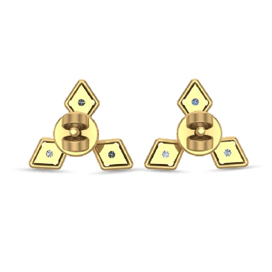 Raelynn Gold Diamond Earrings