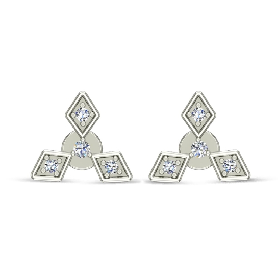 Raelynn Gold Diamond Earrings