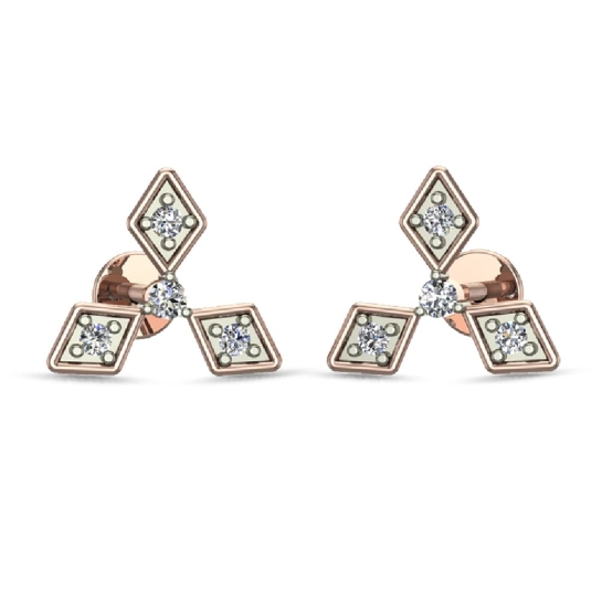 Raelynn Gold Diamond Earrings