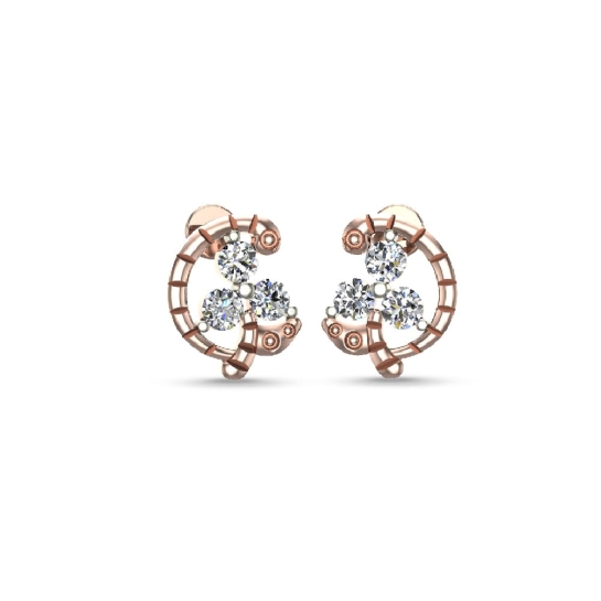 Allison Gold Diamond Earrings