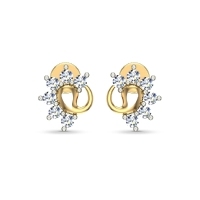 Hadley Gold Diamond Earrings