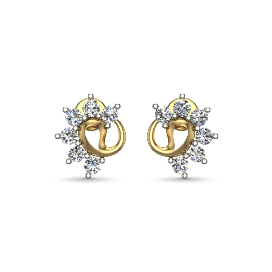 Hadley Gold Diamond Earrings