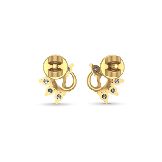 Hadley Gold Diamond Earrings