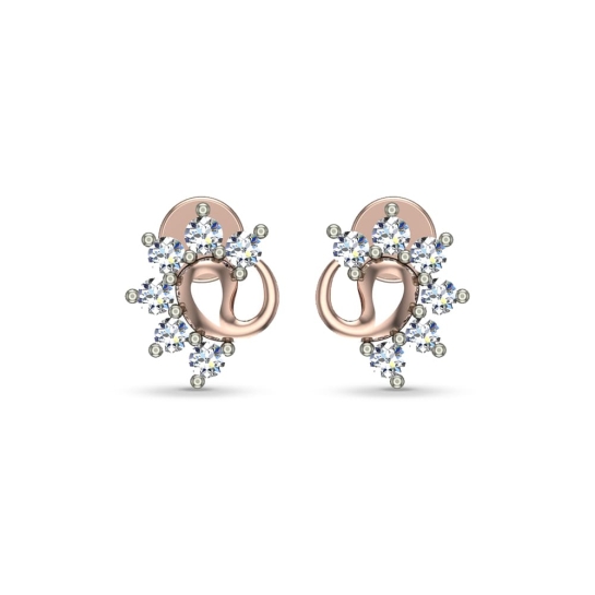 Hadley Gold Diamond Earrings
