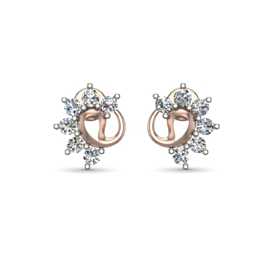 Hadley Gold Diamond Earrings