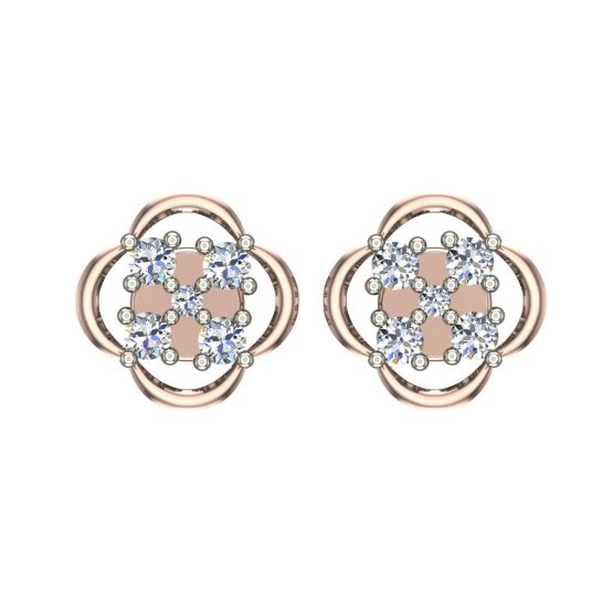 Piper Gold Diamond Earrings