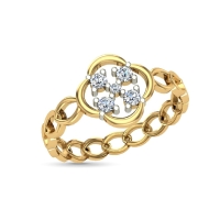 Noelle Gold and Diamond Ring