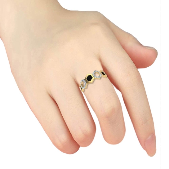 Juliana Gold and Diamond Ring