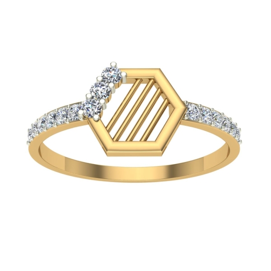 Gracie Gold and Diamond Ring