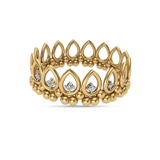 Evangeline Gold and Diamond Ring