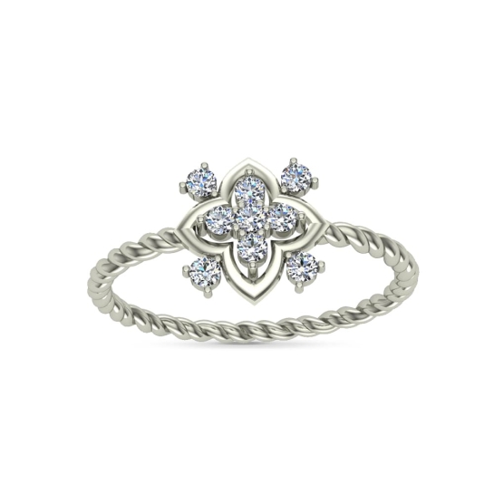 Lucille Gold and Diamond Ring