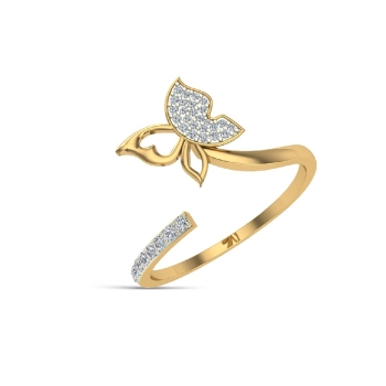 Adelaide Gold and Diamond Ring