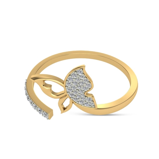 Adelaide Gold and Diamond Ring