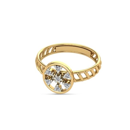 Trinity Gold and Diamond Ring