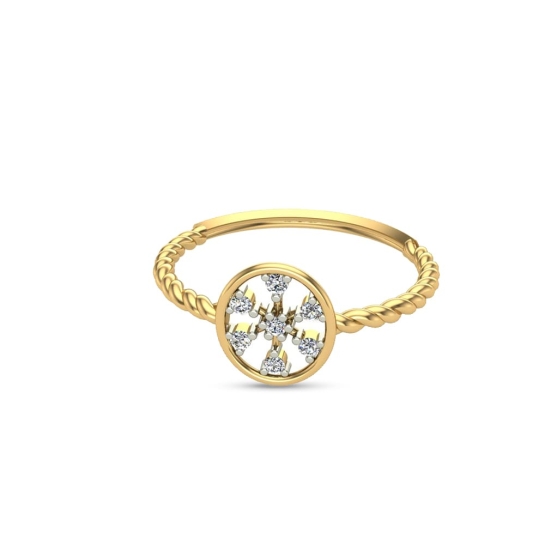 Paige Gold and Diamond Ring