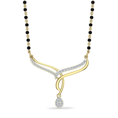 Paislee Diamond Mangalsutra