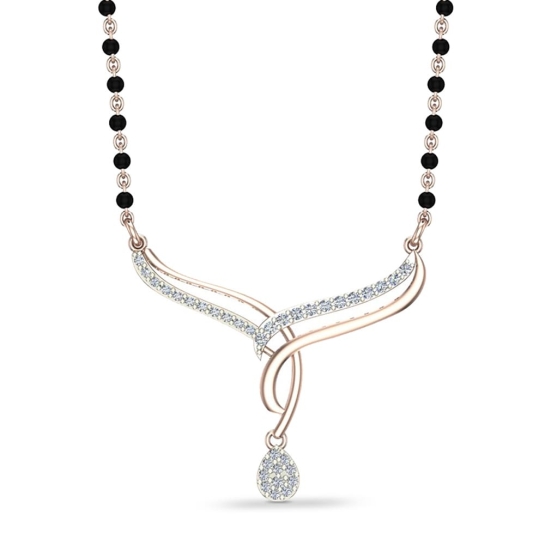 Paislee Diamond Mangalsutra