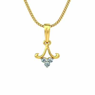 Sapphire Diamond Pendant