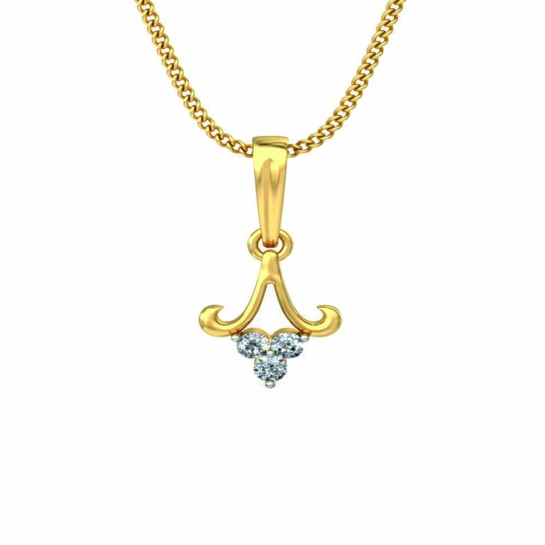 Sapphire Diamond Pendant