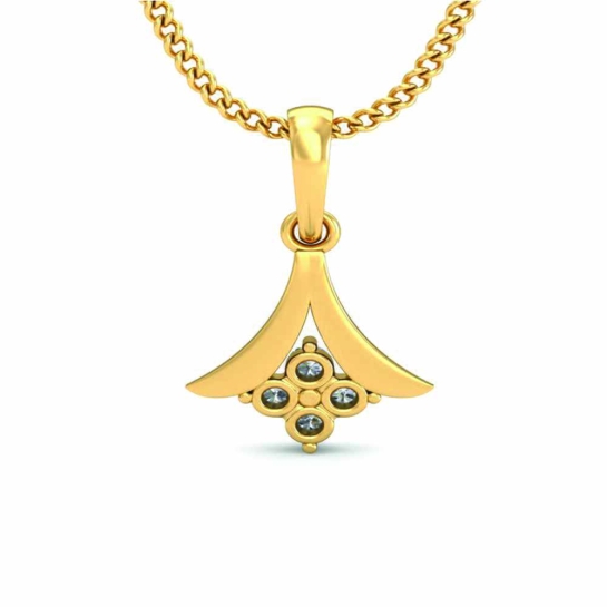 Sapphire Diamond Pendant