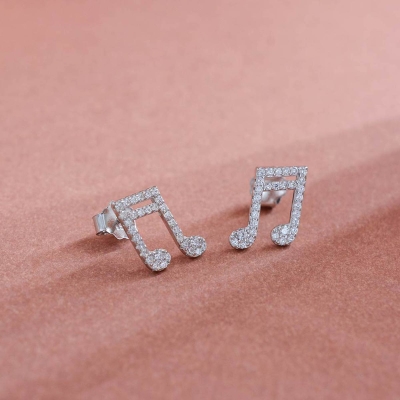 925 Sterling Silver Elegant Diksha Studs earrings