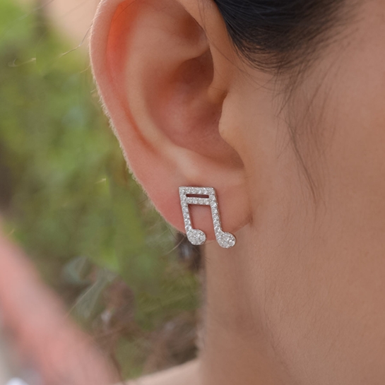 925 Sterling Silver Elegant Diksha Studs earrings
