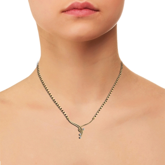 Zara Diamond Mangalsutra