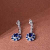 925 Renu Sterling Silver blue  Earrings