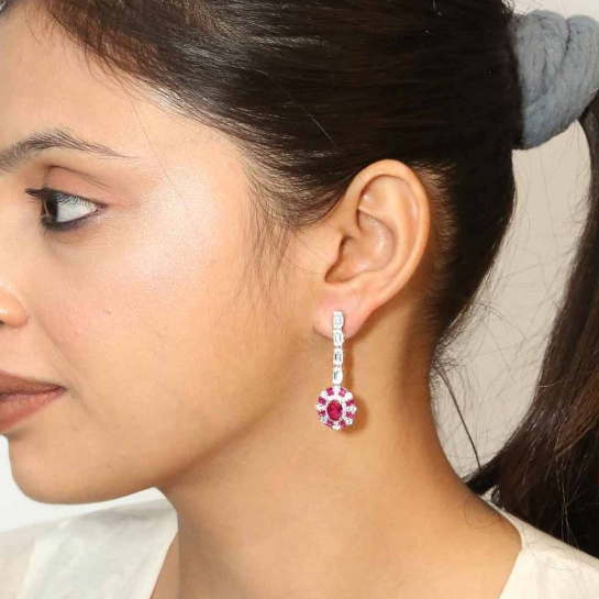 925 Akshita Sterling Silver Earring