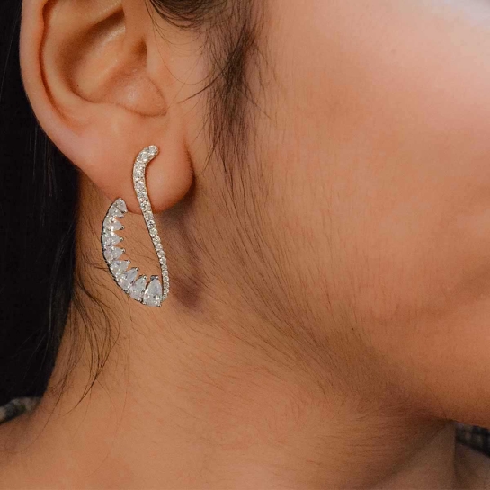 925 Sterling Silver Mira Earrings