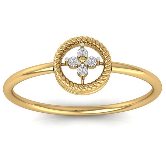 Ruhana Gold and Diamond Ring