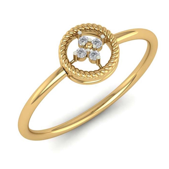 Ruhana Gold and Diamond Ring