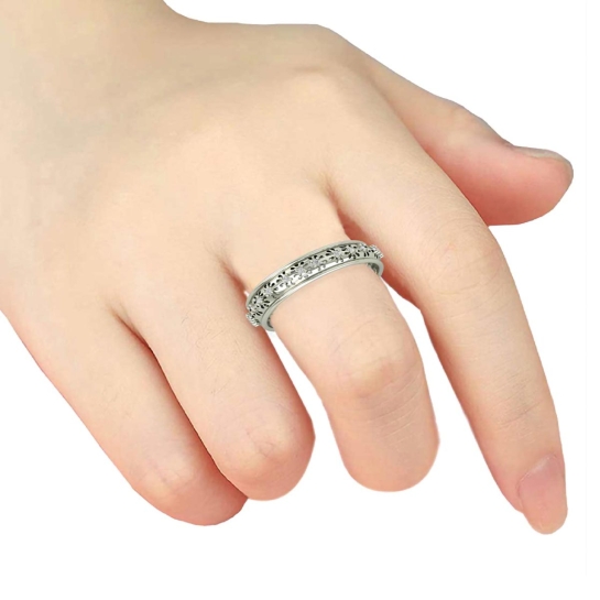 Om Diamond Ring