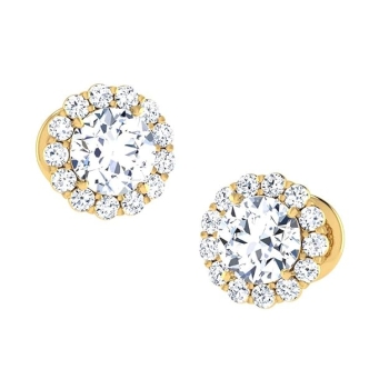 Lisa Gold Stud Earri…