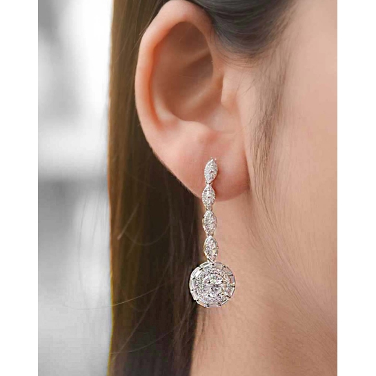 925 Sterling Silver Beautiful Diksha Drops earrings