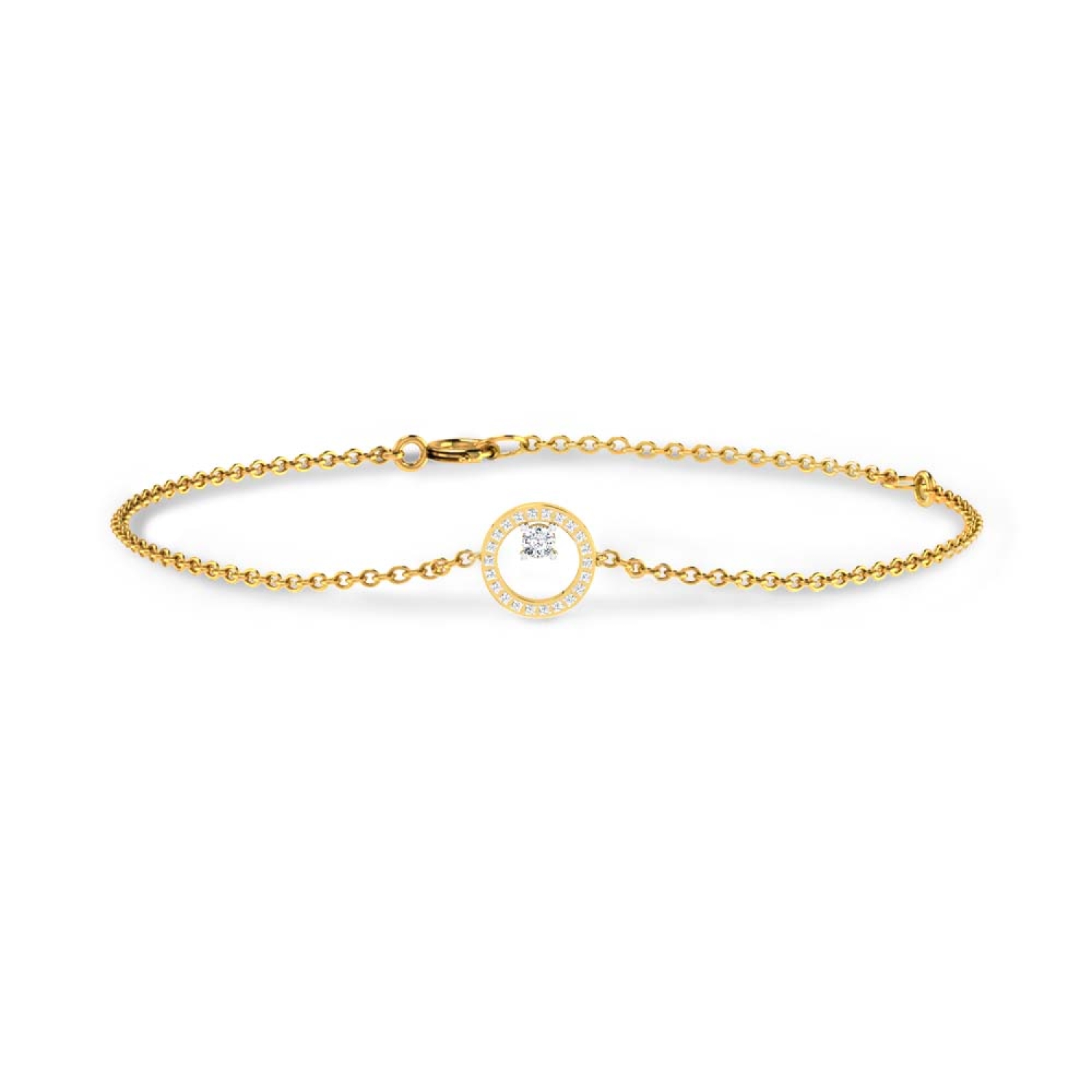 Buy Initial Bracelet With Diamonds Online In India -  India