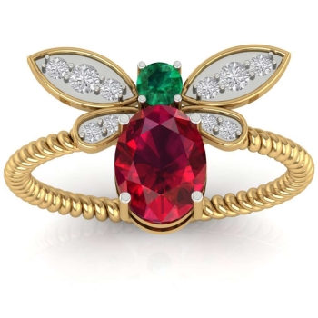 Rosy Diamond Ring…