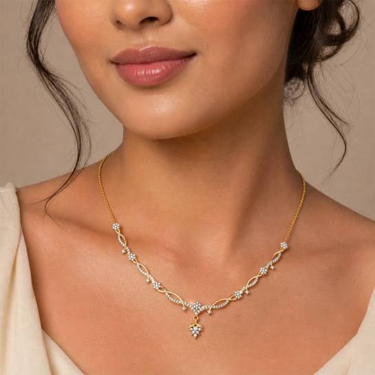 Golden Dewdrop Charm Set