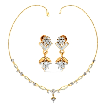 Golden Dewdrop Charm Set
