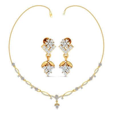 Golden Dewdrop Charm Set