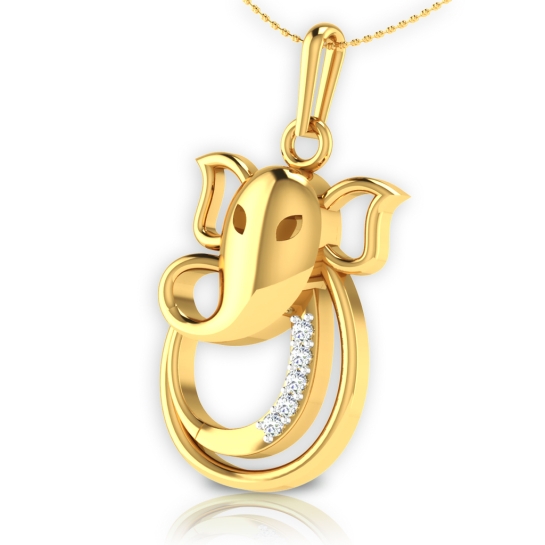 Jai Ganesh Diamond Pendant