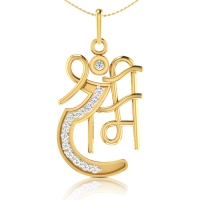 Shree Ram  Diamond Pendant