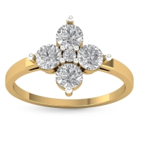 Nishika Gold and Diamond Ring